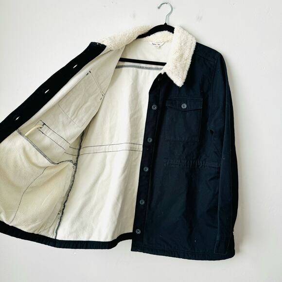 Hang Ten lined Utility black button up Jacket woman’s XXL - Picture 10 of 10